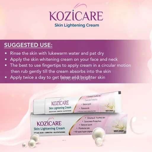 kozicare skin lightening cream 15 gm
